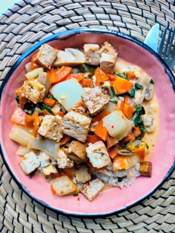 Suggestie van de week: Rode curry met paksoi en champignons
