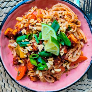 Pad thai met pindacrunch