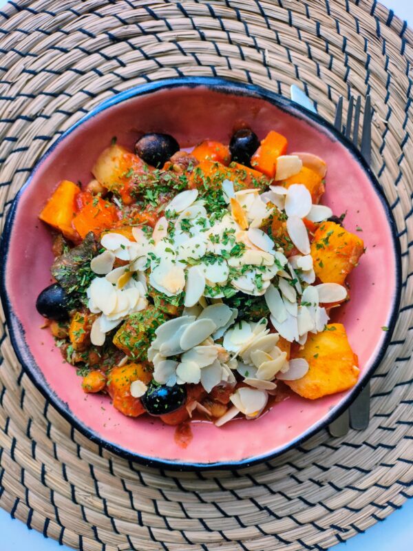 Zomerse tajine met courgette